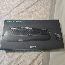Logitech Mk570 Comfort Wave Keyboard and Mouse Bundle