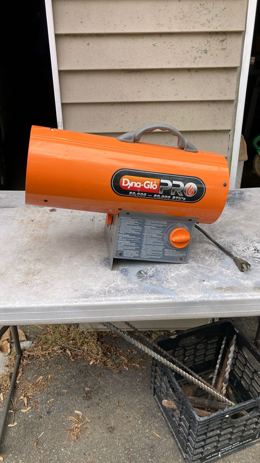 Worksite heater