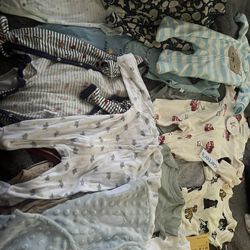 Lightly used And Tagged Newborn And 1-3 Months Baby Boy Clothes.