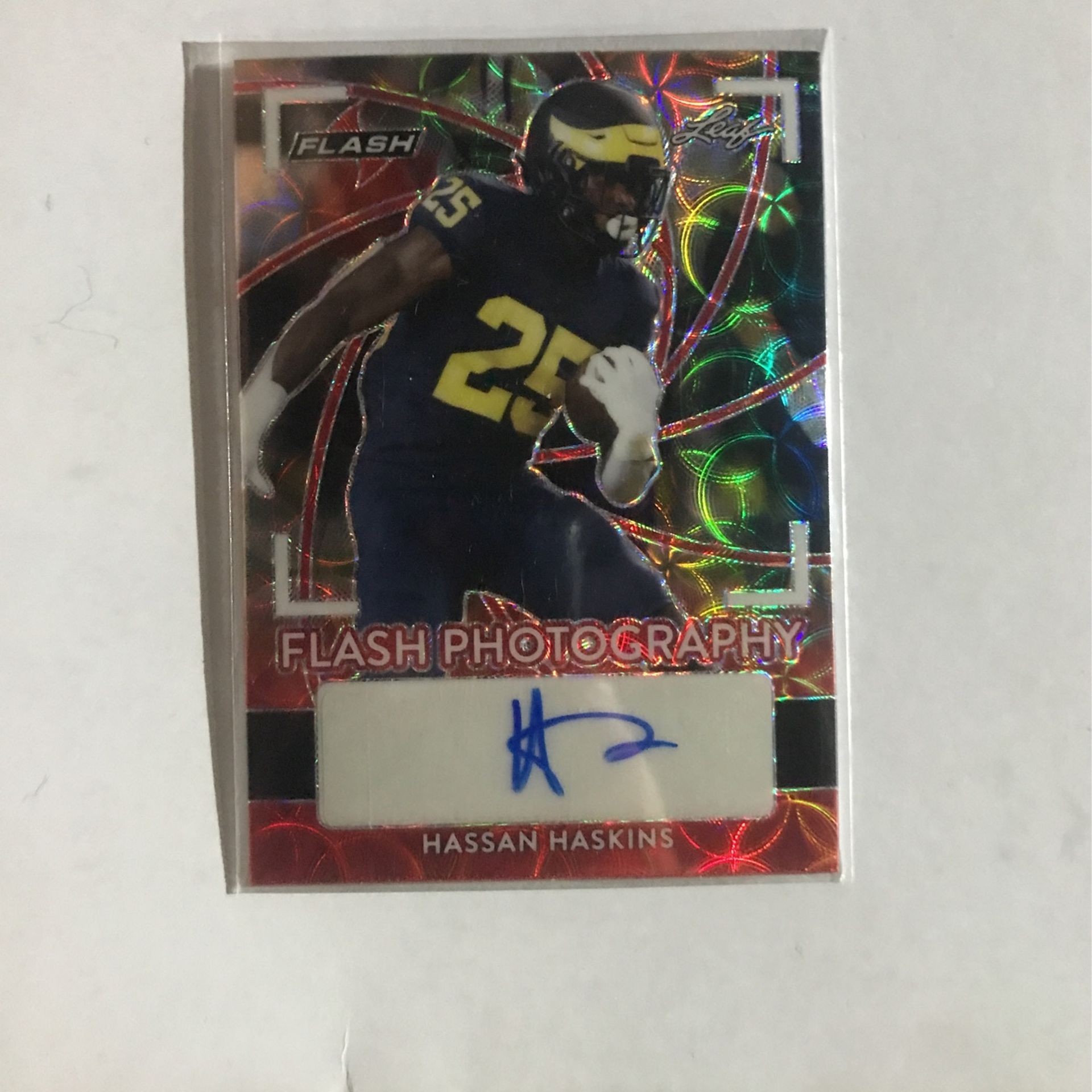 Hassan Haskins Autograph Card
