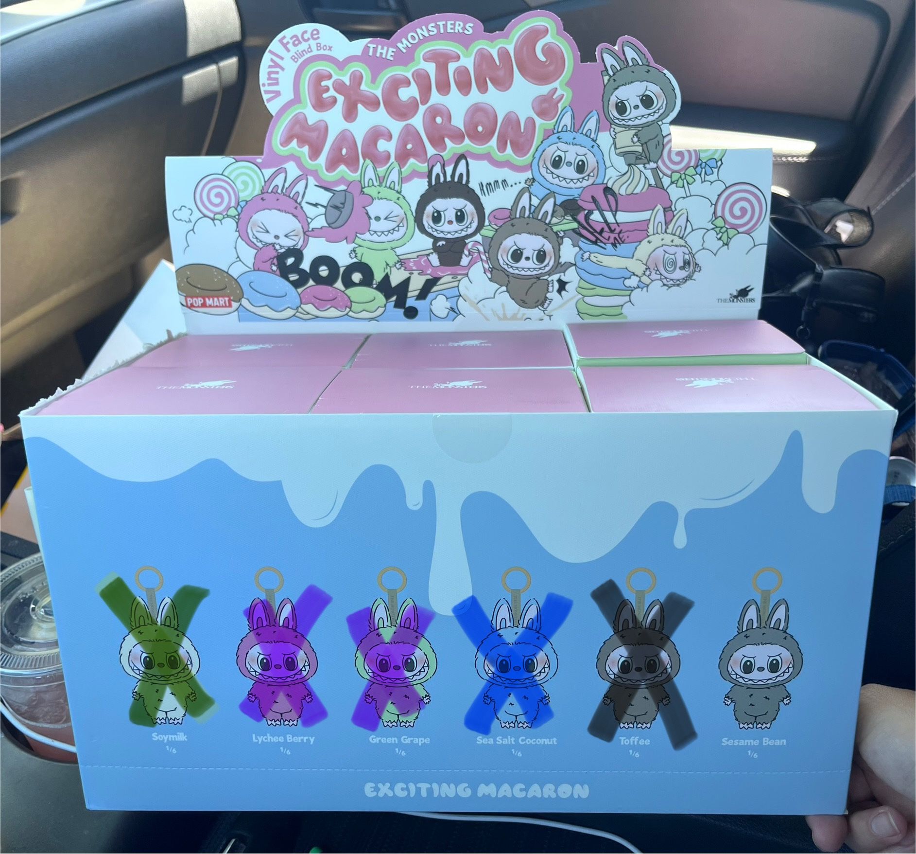 Authentic PopMart Exciting Macaron Labubu