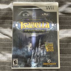 Sealed Princess Isabella A Witch’s Curse Wii Game