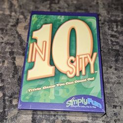 IN 10 SITY~ Trivia Game You Can Count On (2005) Brand New & Factory Sealed! 