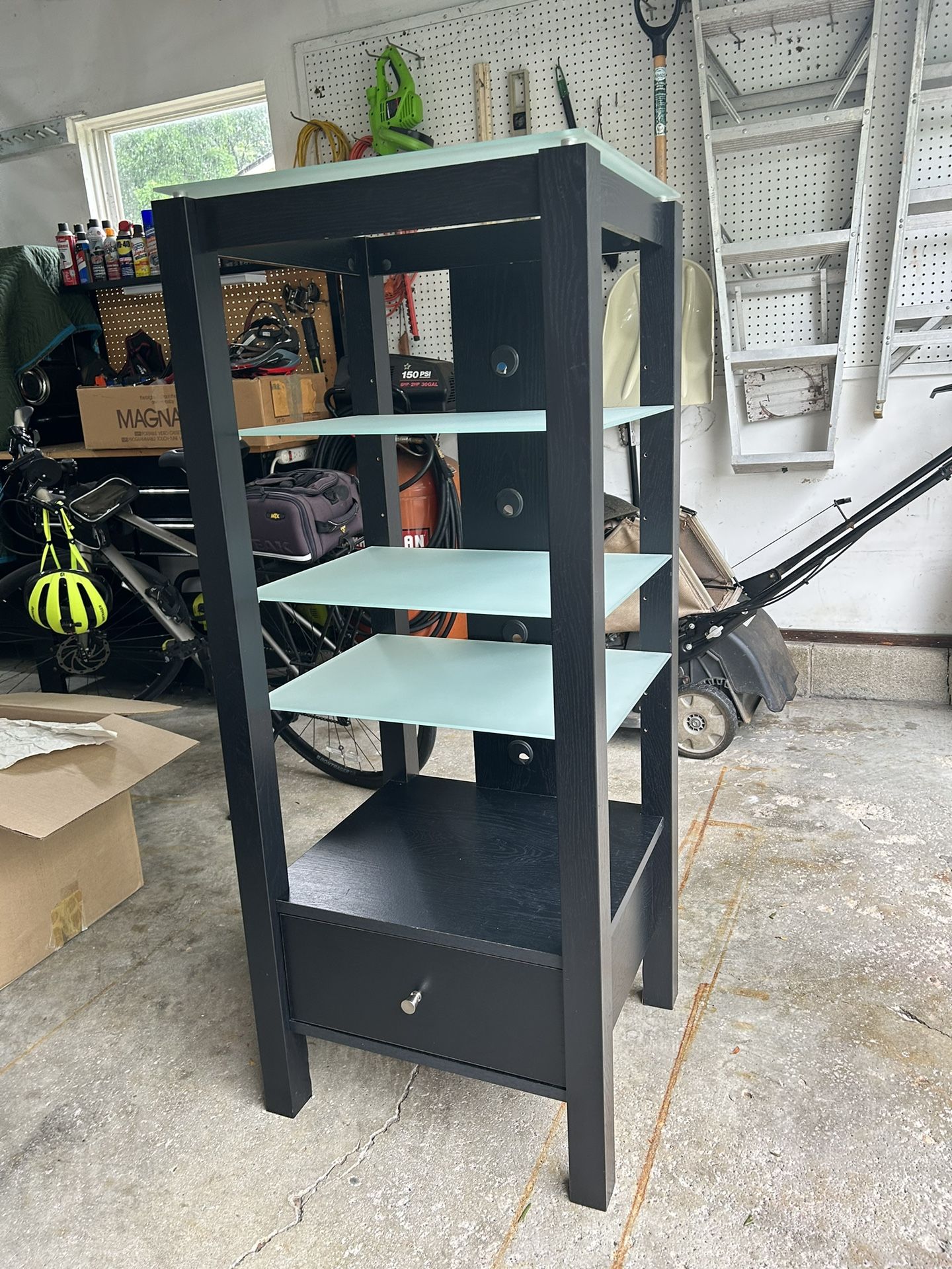 Stereo System Shelving Unit