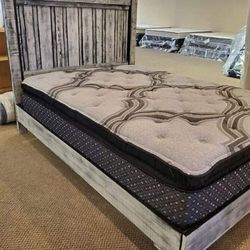 SUPER 14IN BRAND NEW QUEEN PILLOW TOP MATTRESS AND BOXSPRING SAME DAY DELIVERY 