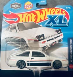 Hot Wheels XL 1987 Toyota AE86 Sprinter Trueno