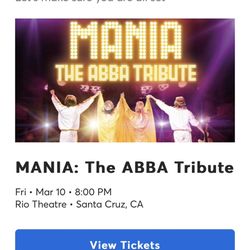 Abba Tribute Tickets (2)