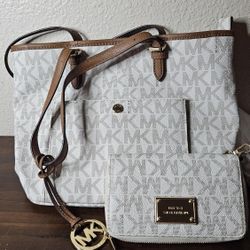Authentic Michael Korse Purse Tote And Wallet