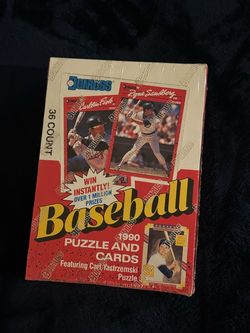 1990 Donruss Baseball Factory Sealed 36-Pack Wax Box – Unopened