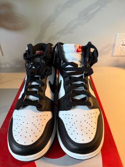 Nike Dunk High Black White Women’s Size 8