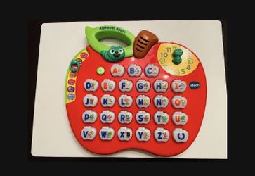 Ages 3+  Lights Up, VTech ABC Learning Apple Interactive 