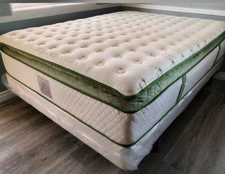 Ck organic elite superior hybrid cool gel memory Foamm pillow top 14inch Matres