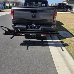600 Lb Motorcycle Carrier with Built In Ramp