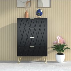 Anbuy Black Dresser
