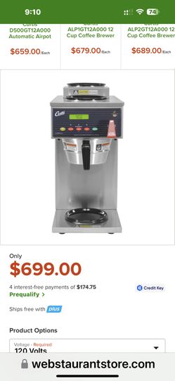 Two  Comercial Coffee Machine  $350 For Both Or $200 For One