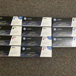 hp 304a toner printer ink 11 boxes