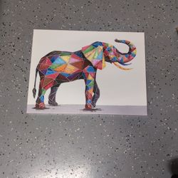Elephant Print Canvas 