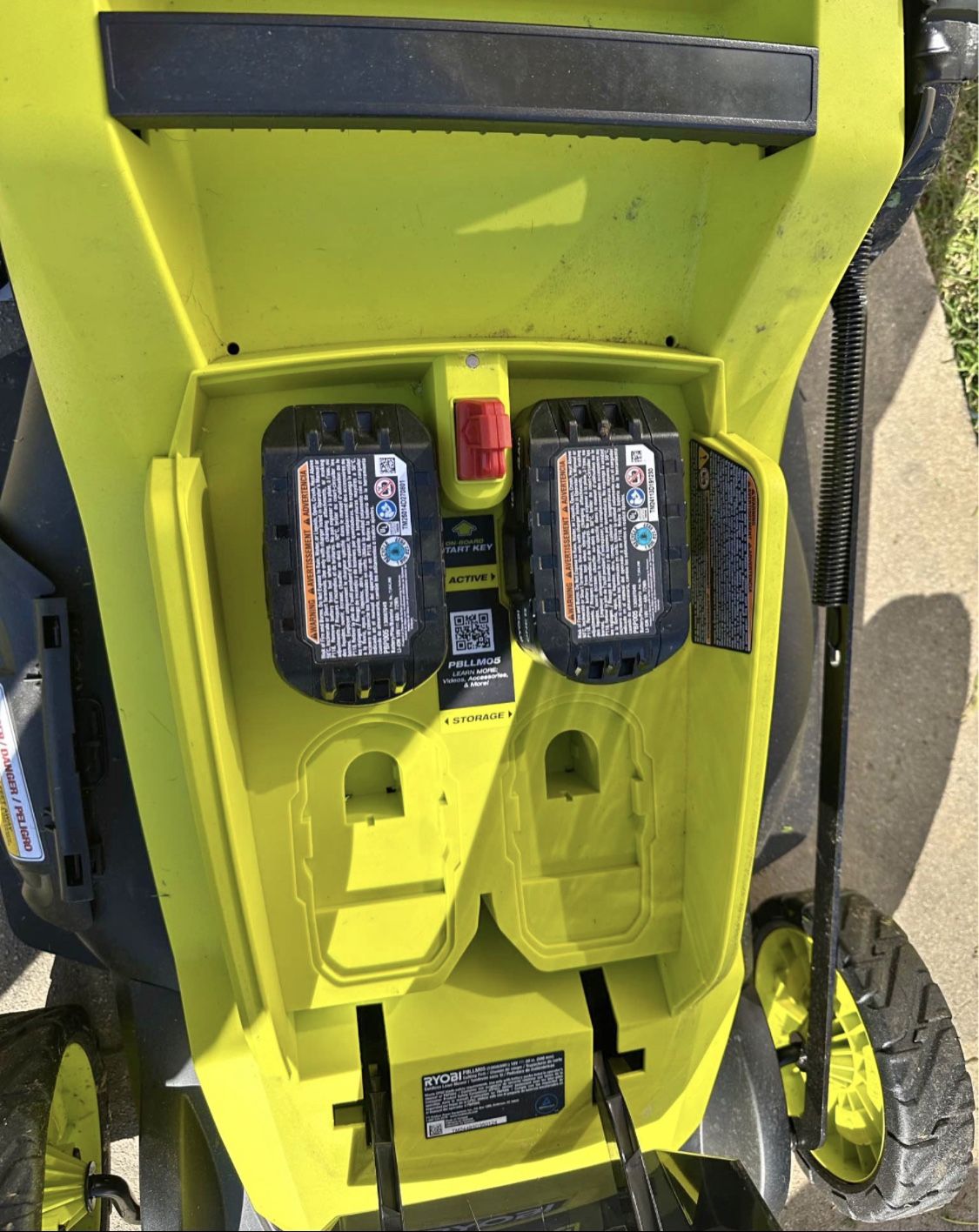 ONE+ HP 18V Brushless 20 in. Cordless Battery Walk Behind Self-Propelled Lawn Mower w/ (2) 4.0 Ah Ba