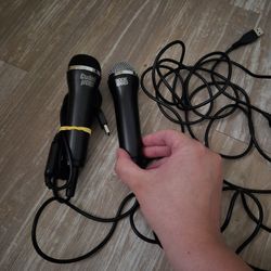 Guitar Hero and Rock Band microphones