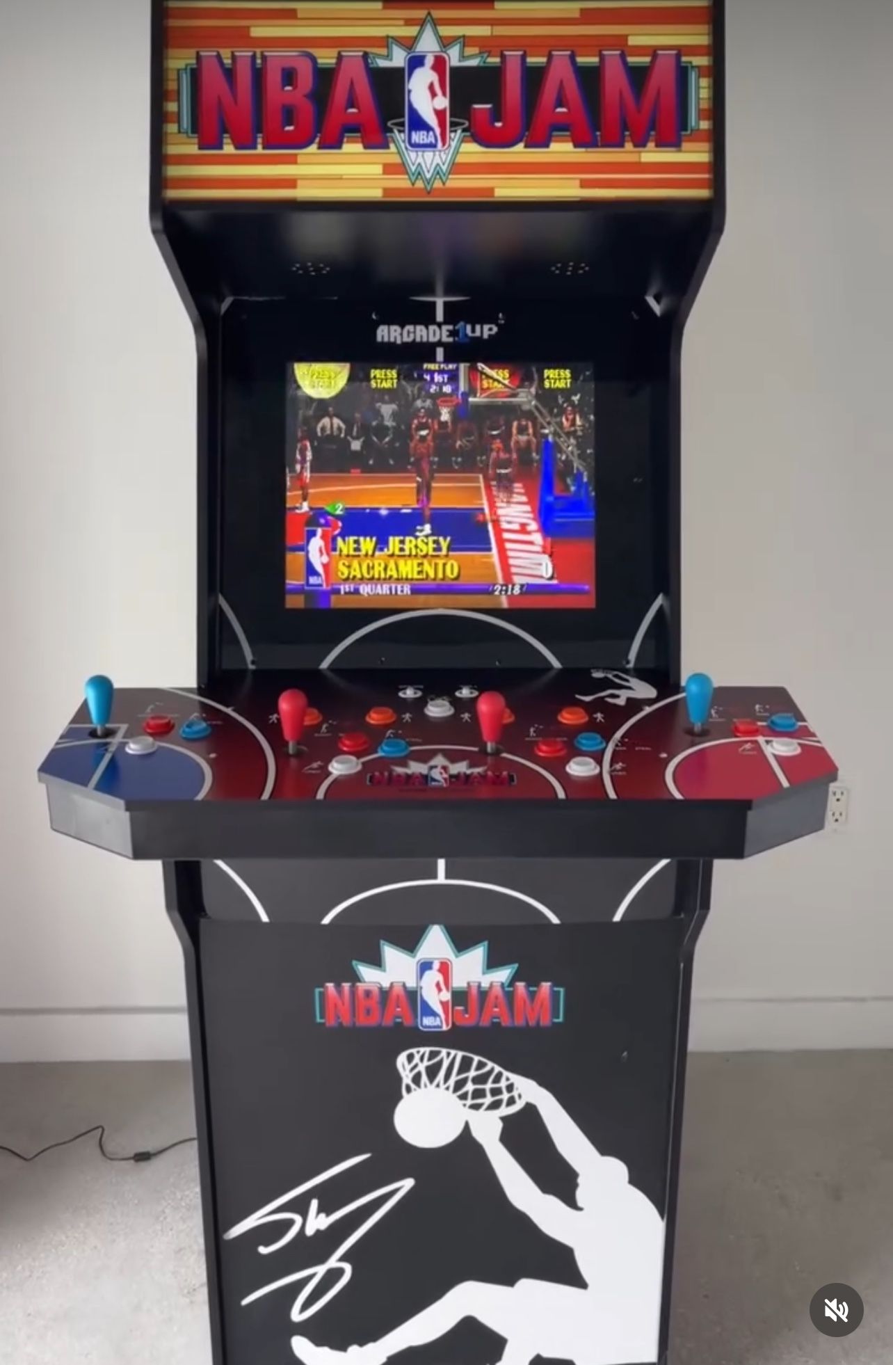 NBA JAM Arcade 1 Up XL Shaq Edition