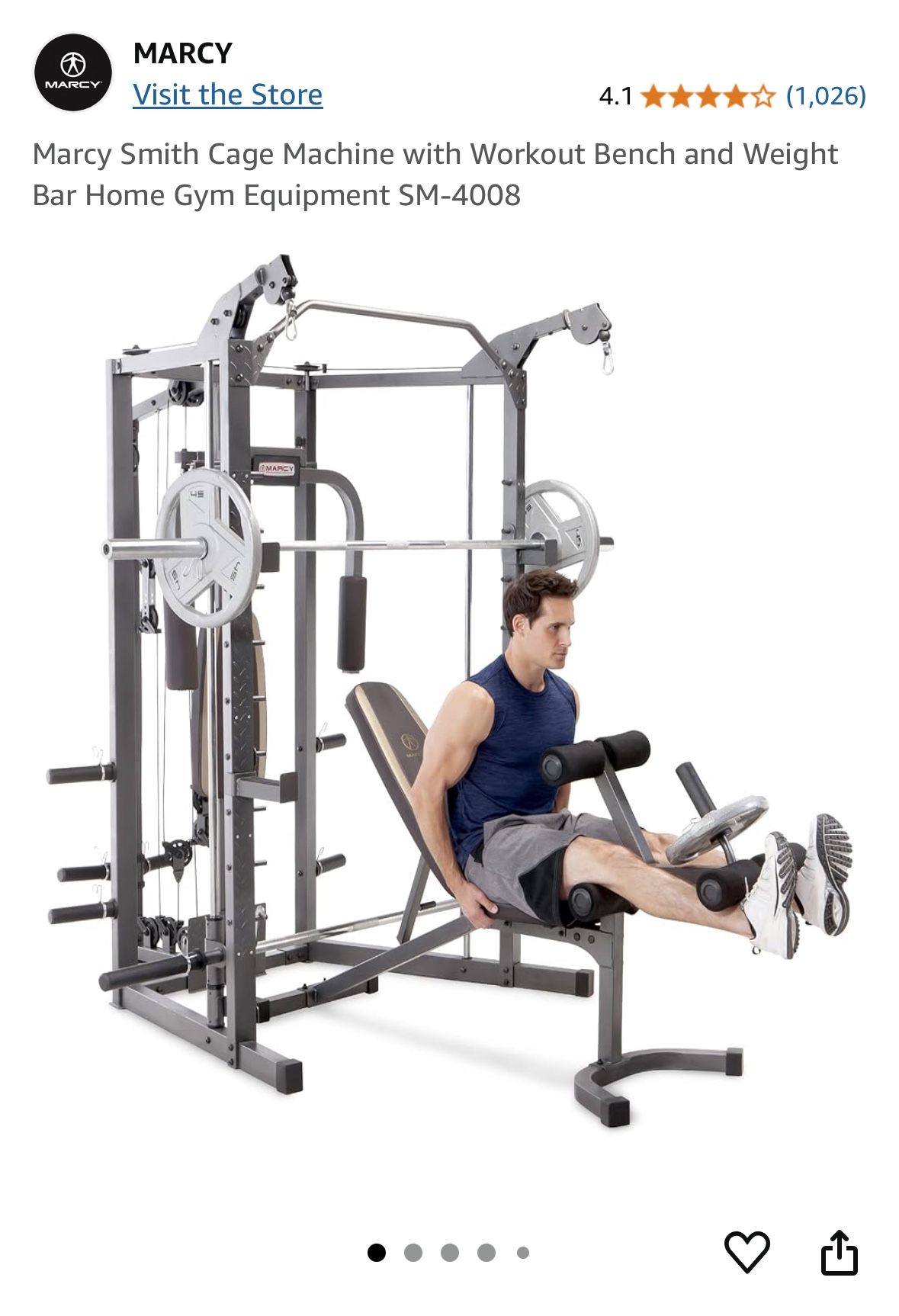 Marcy Smith Workout Equipment SM-4008