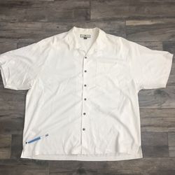 TOMMY BAHAMA 100%SILK BUTTON UP