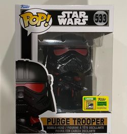 2022 SDCC EXCLUSIVE  OFFICIAL CON STICKER FUNKO POP! STAR WARS PURGE TROOPER