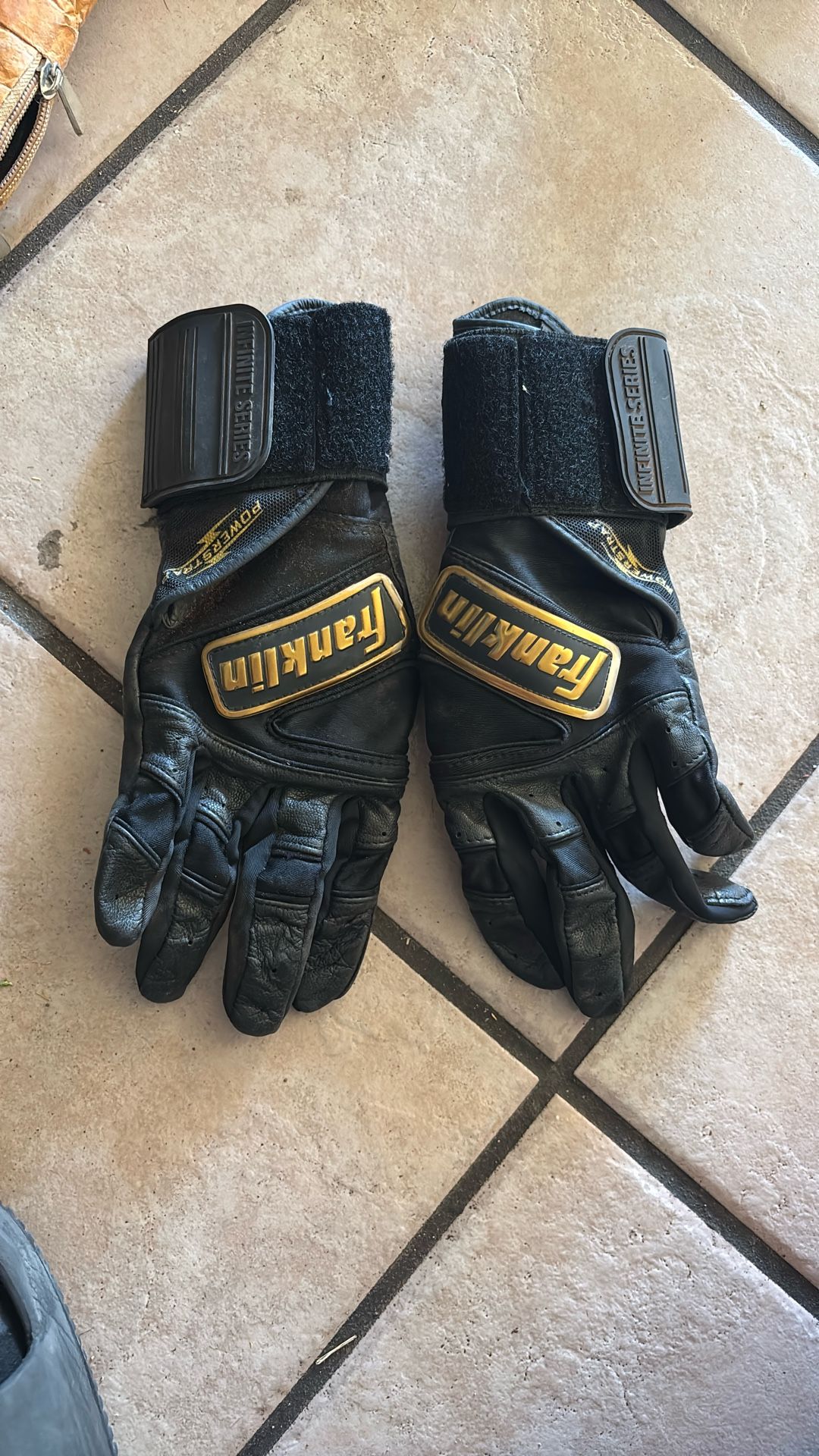 Franklin batting gloves double strap