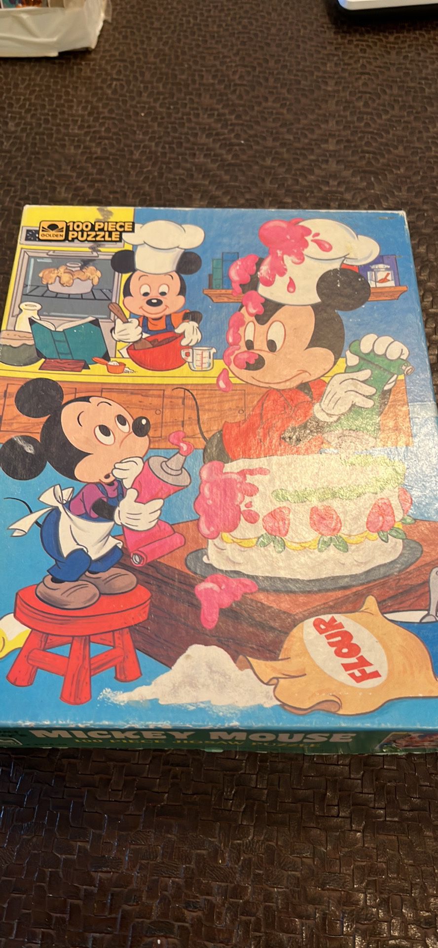Vintage 1986 Disney Mickey Mouse Puzzle. 100 Piece Jigsaw Puzzle. Actually 108.