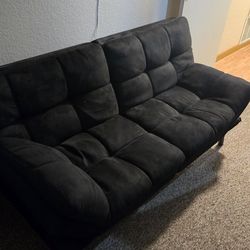Black Futon Soft Clean Comfortable