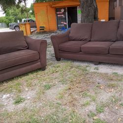 Sofas Set 2pcs Good Condition 