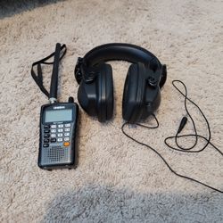 Handheld Radio With Headset
