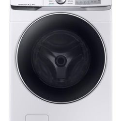 SAMSUNG WASHER - (HE/STEAM/SELF CLEAN/SANITIZE/SMART CARE) - WHITE