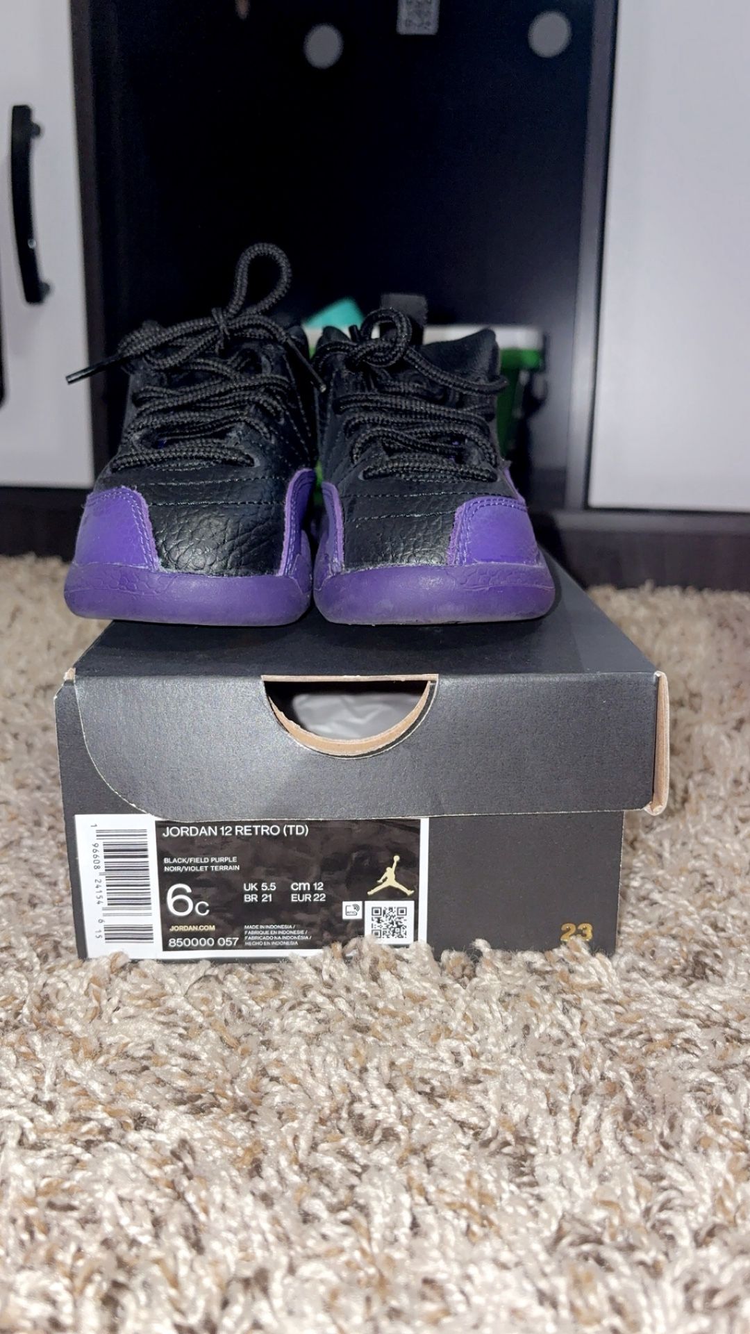 Jordan 12 ‘Field Purple’ Toddlers