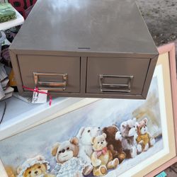 Note Card File Cabnet