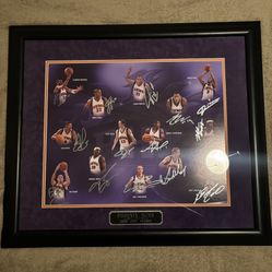 2006-2007 Phoenix Suns Autographed Poster