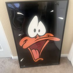 Vintage 1992 Looney Tunes Daffy Duck Poster