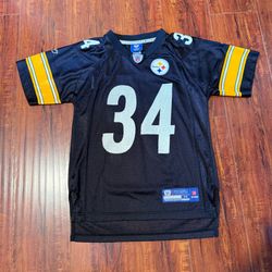 Rashard Mendenhall Youth/Kids Reebok Stitched #34 Pittsburgh Steelers Sz M/10-12