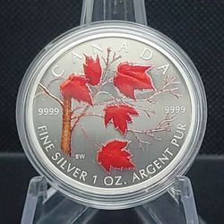 2004 Canada Silver Maple Leaf Coin - Fine .9999 Silver