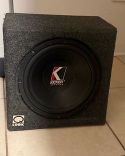Kicker Impulse Subwoofer in Q Logic Box