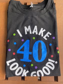 40th Birthday Shirt Custom Made 