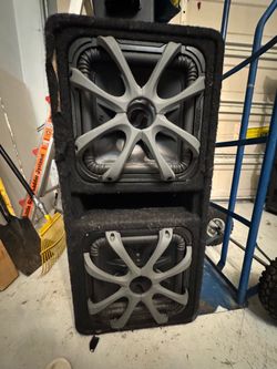 Subwoofer set pair 12