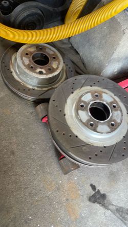 G37 sedan slotted rotors & calipers
