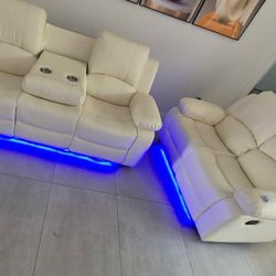 Reclining Sofa And Loveseat. Ask For Price.
