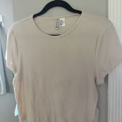H&M beige top