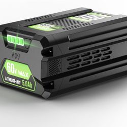 XAVITO Replacement for Greenworks 60V Battery 5.0Ah, New Upgraded 5X Longer Runtime, Compatible with Greenworks 60V Cordless Power Tool