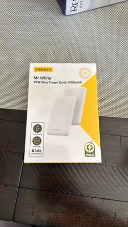 Pisen Mr White 10W Mini Power Bank 5000mAh