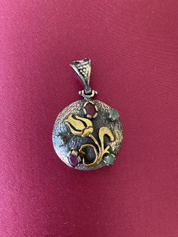 Designer Sterling Silver Pendant From Istanbul 