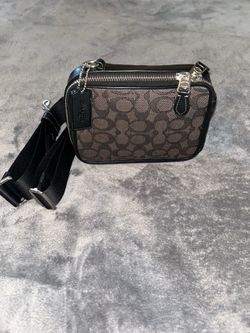 Man Coach Bag Black n Grey