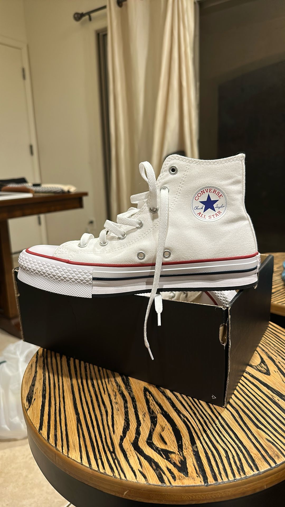 Brand New Converse With platform